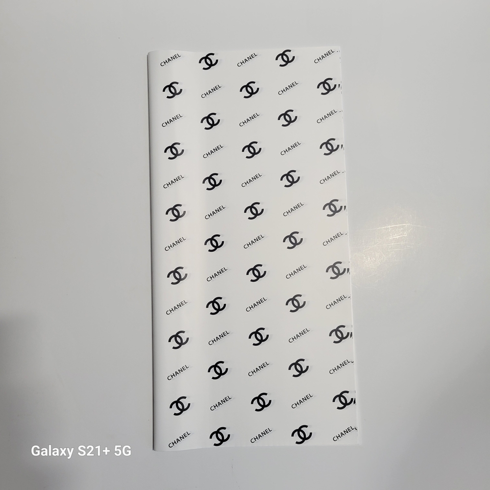 Chanel Black and White Gift Wrap Paper